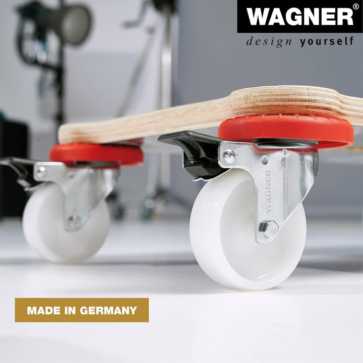 Wagner Transporthilfe MM 1360 I 52 x 32 x 12,5 cm - Tragkraft 200 kg - ideal für schwere Transportbo