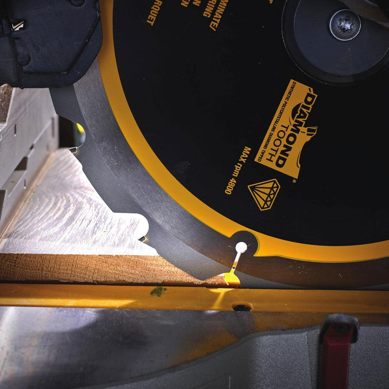 Dewalt Faserzement-Kreissägeblatt DT1471 (165/20 mm, 4 Zähne, 12°, speziell für Faserzement-Platten