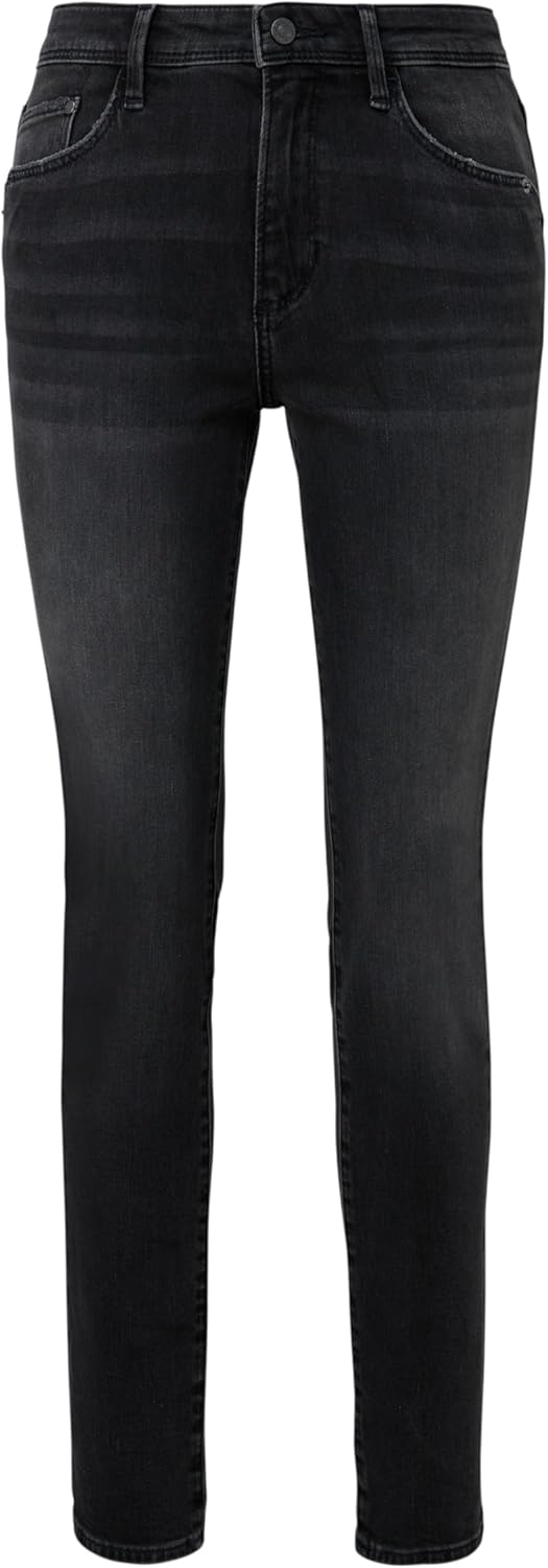 s.Oliver Jeans Betsy/Slim Fit/Mid Rise/Slim Leg/Baumwollstretch 32W / 32L Grey/Black, 32W / 32L Grey