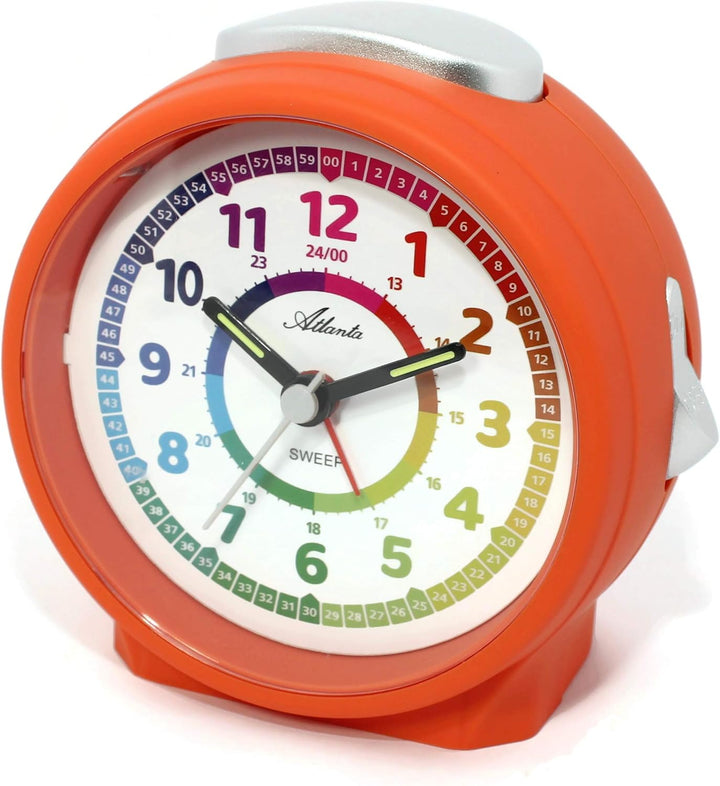 Atlanta Kinderwecker Mädchen ohne Ticken Analog Orange - 1999-12