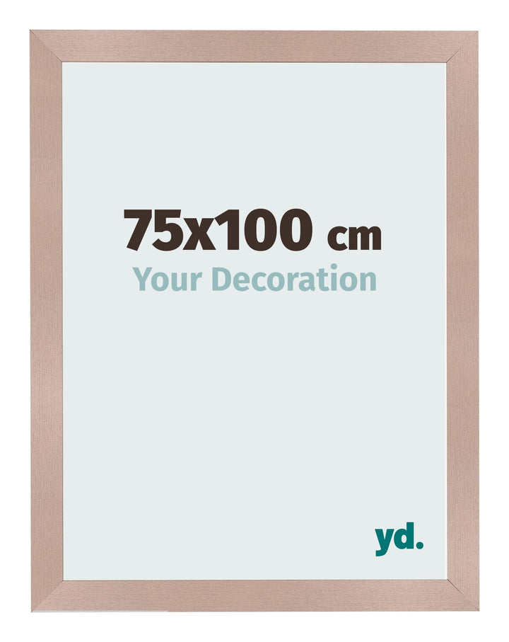 yd. Your Decoration - Bilderrahmen 75x100 cm - Altrosa - Bilderrahmen aus MDF mit Acrylglas - Antire
