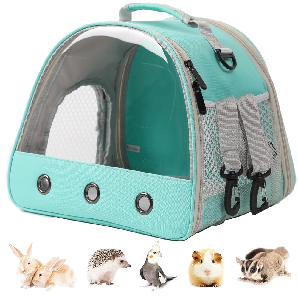 Meerschweinchen Träger Rucksack, klare Blase Fenster Rucksack für Meerschweinchen, Hase Ratte Vogel