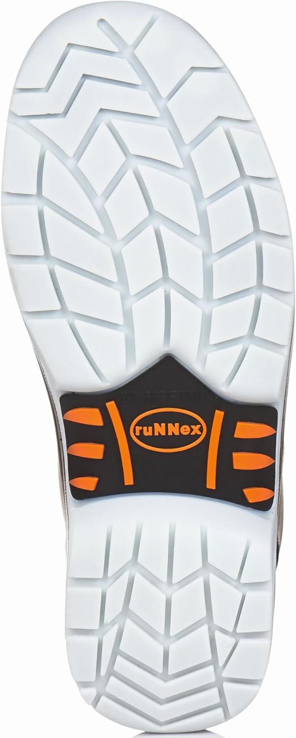 ruNNex Sicherheitsschuhe S3 Arbeitsschuhe mit Alu-Kappe, baugeeignet, 43, schwarz, 5307 43 EU Schwar