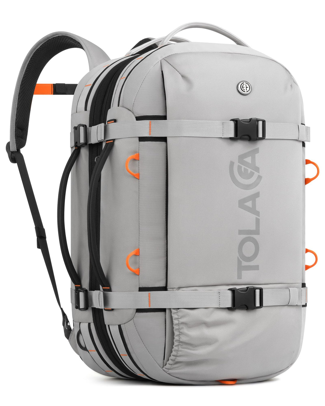 Tolaccea Reiserucksack, Handgepäck Rucksack Flugzeug, TSA-Freundlicher Laptop Rucksack 15,6 Zoll, Er