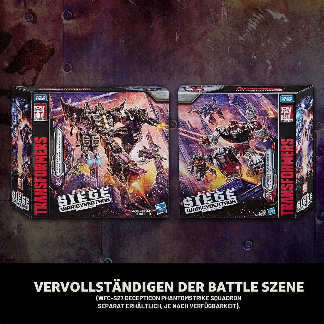Transformers War for Cybertron WFC-S26 Autobot Alphastrike Counterforce 3-Pack Actionfiguren mit Umw