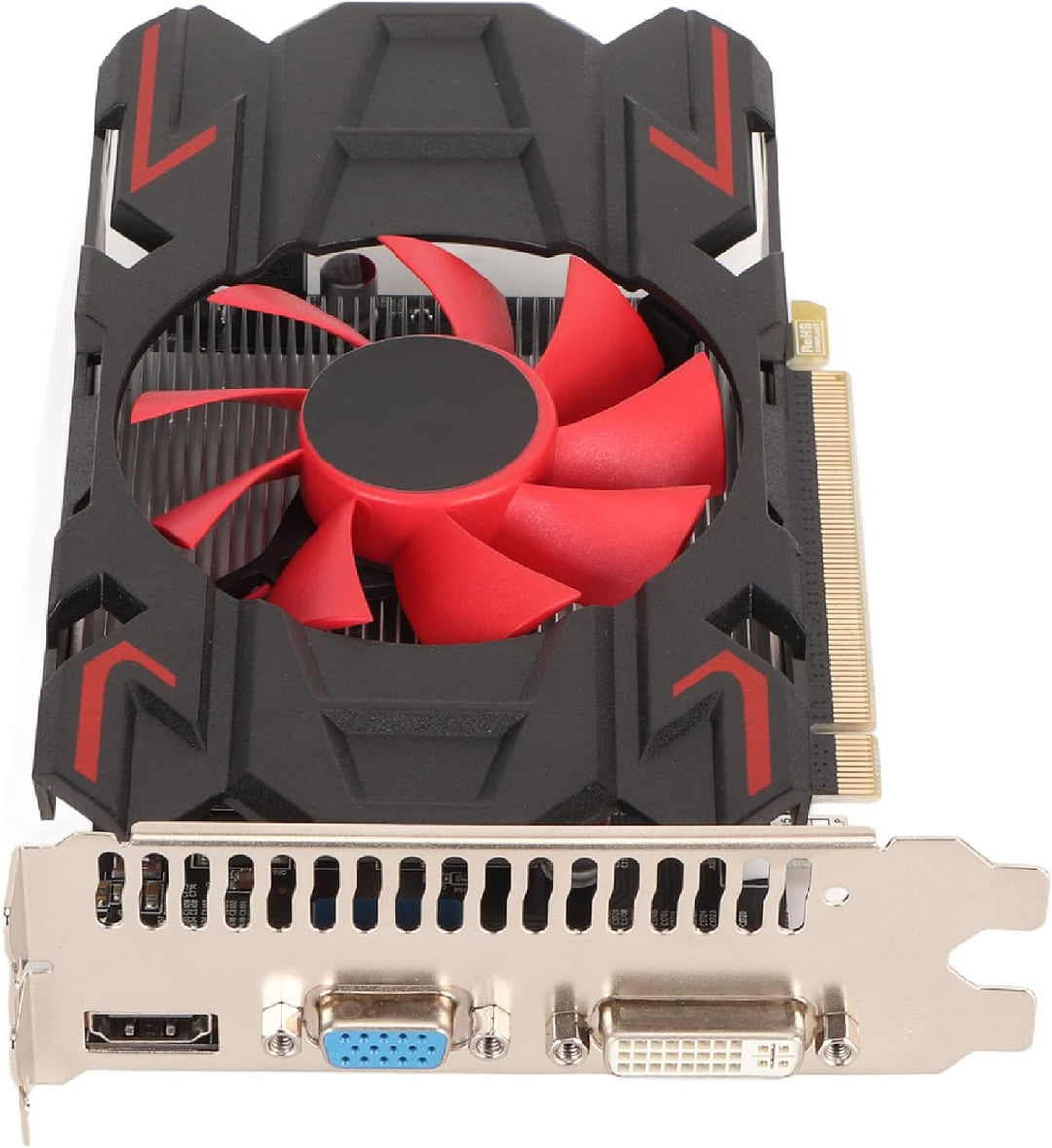 Cuifati Radeon HD 7670 Grafikkarte, 4 GB GDDR5 Grafikkarte 128 Bit 1800 MHz GPU 2K Grafikkarte PCI E