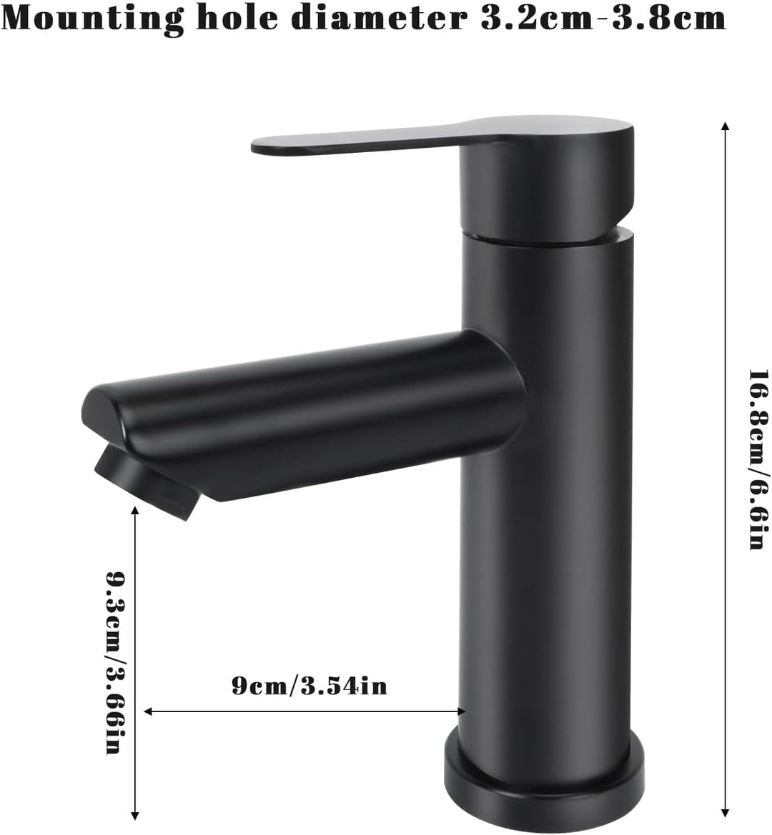 Wasserhahn Bad Waschtischarmatur Schwarz Badarmatur Waschbecken Armaturen Matt Waschtischarmatur Set