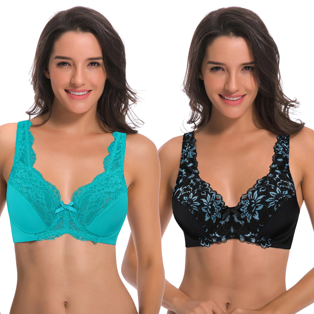 Curve Muse Minimizer BH Ungefüttert Bügel- x2 75F Black,teal(2 Pack), 75F Black,teal(2 Pack)