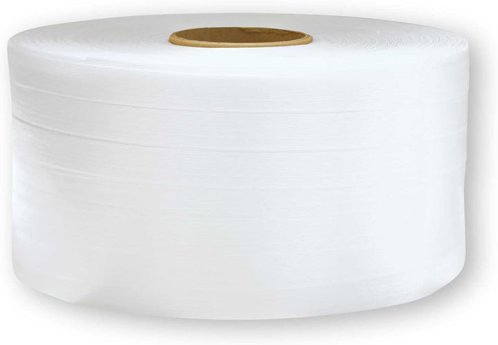 6 ROLLEN x 400m | 19mm Polyester Umreifungsband | 975kg Bruchlast | Polyesterband für optimale Ladun