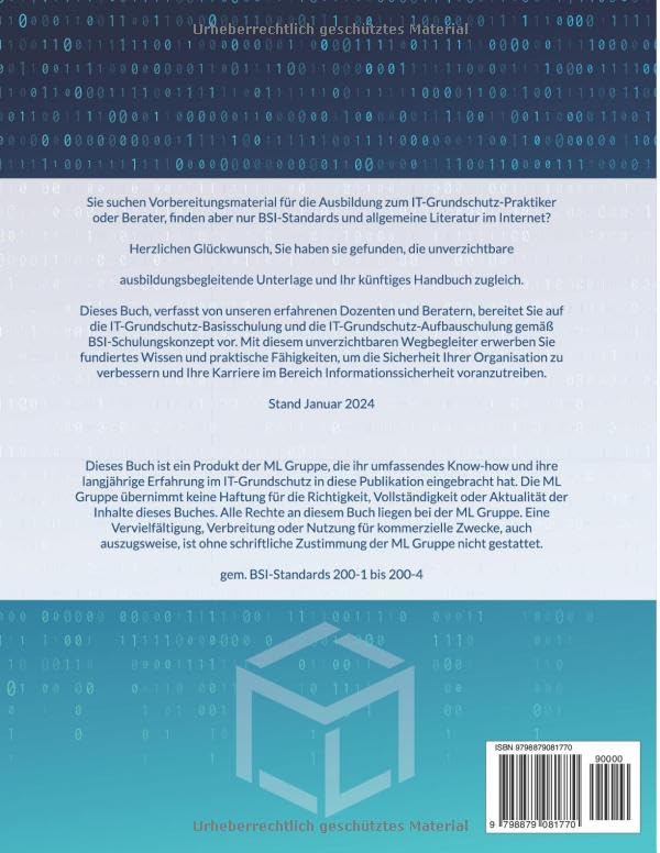 Ausbildungshandbuch zum BSI IT-Grundschutz-Praktiker: inkl. Muster-Prüfungsfragen, Taschenbuch