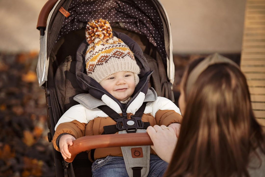 MOMI ESTELLE Kinderwagen für Kinder ab 6 Monat bis zu max. Körpergewicht von 15 kg, H105 x B51 x T75