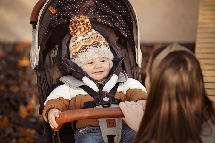 MOMI ESTELLE Kinderwagen für Kinder ab 6 Monat bis zu max. Körpergewicht von 15 kg, H105 x B51 x T75
