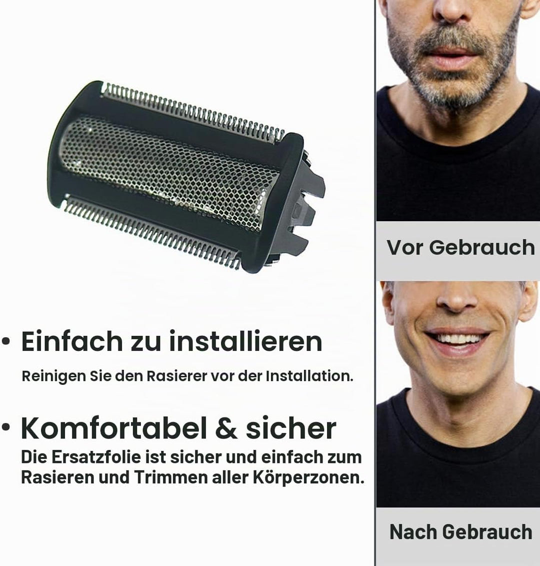 WuYan Aristokratischer Ersatz Scherfolie Scherkopf für Philips Bodygroom/Norelco BG2024, BG2025, BG2