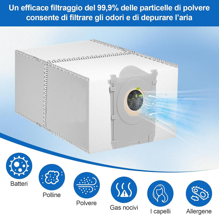 14 Stück T50 Staubbeutel für ECOVACS DEEBOT X8 PRO Omni /T50 Pro Omni/T50 Max Pro/T50 Omni Saugrobot