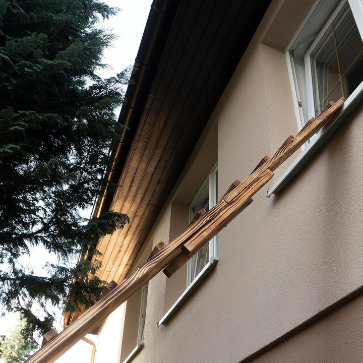 Katzenleiter Katzentreppe Geflammt Katzenstufe für Balkon 2m ohne Befestigung