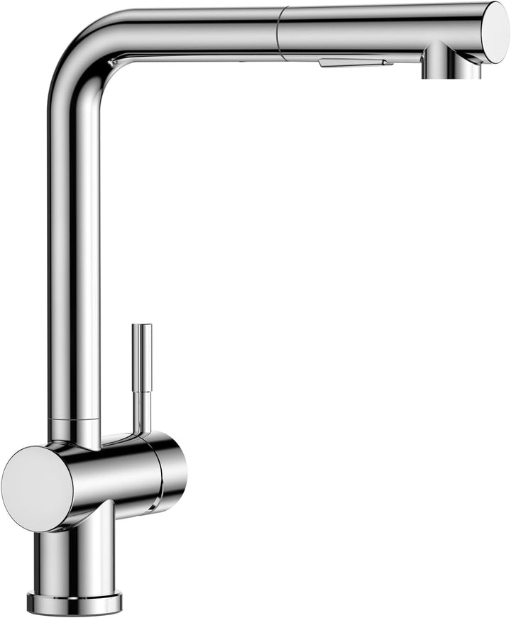 CECIPA Hochdruck Wasserhahn Küche Ausziehbar, Küchenarmatur mit Brause Zwei Strahlarten, Armatur Küc
