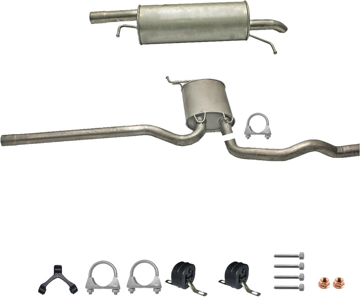 Ferroz Export Ersatz für Auspuffanlage Auspuff VW Passat B5 1.6, auch Variant, mit Anbausatz