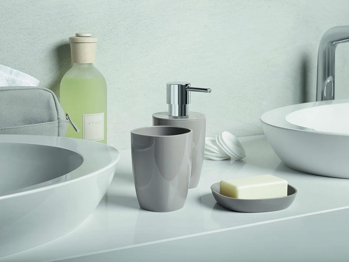 Spirella Design Kosmetikeimer Pure Treteimer Schwingdeckeleimer Abfallbehälter mit Schwingdeckel 5 L