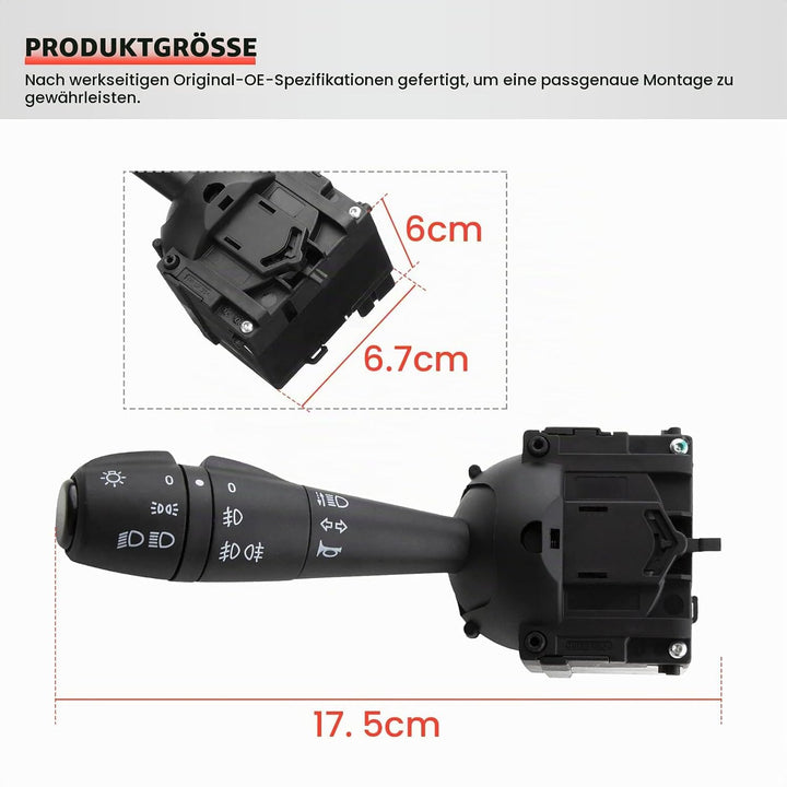 ZEALfix Lenkstockschalter Blinkerschalter für Dacia Lodgy 8201167988 Blinkender Steuerschalter 25540