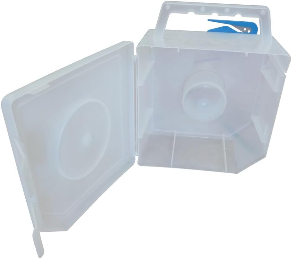 Dönges Abrollbox Easy Tape, 240 x 200 x 100 mm, mit Abschneidevorrichtung für ein bequemes Ablängen,