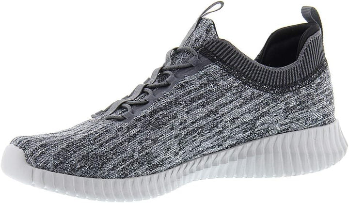 Skechers Herren Elite Flex Hartnell Halbschuhe 41 EU Gray Black Mesh Trim, 41 EU Gray Black Mesh Tri