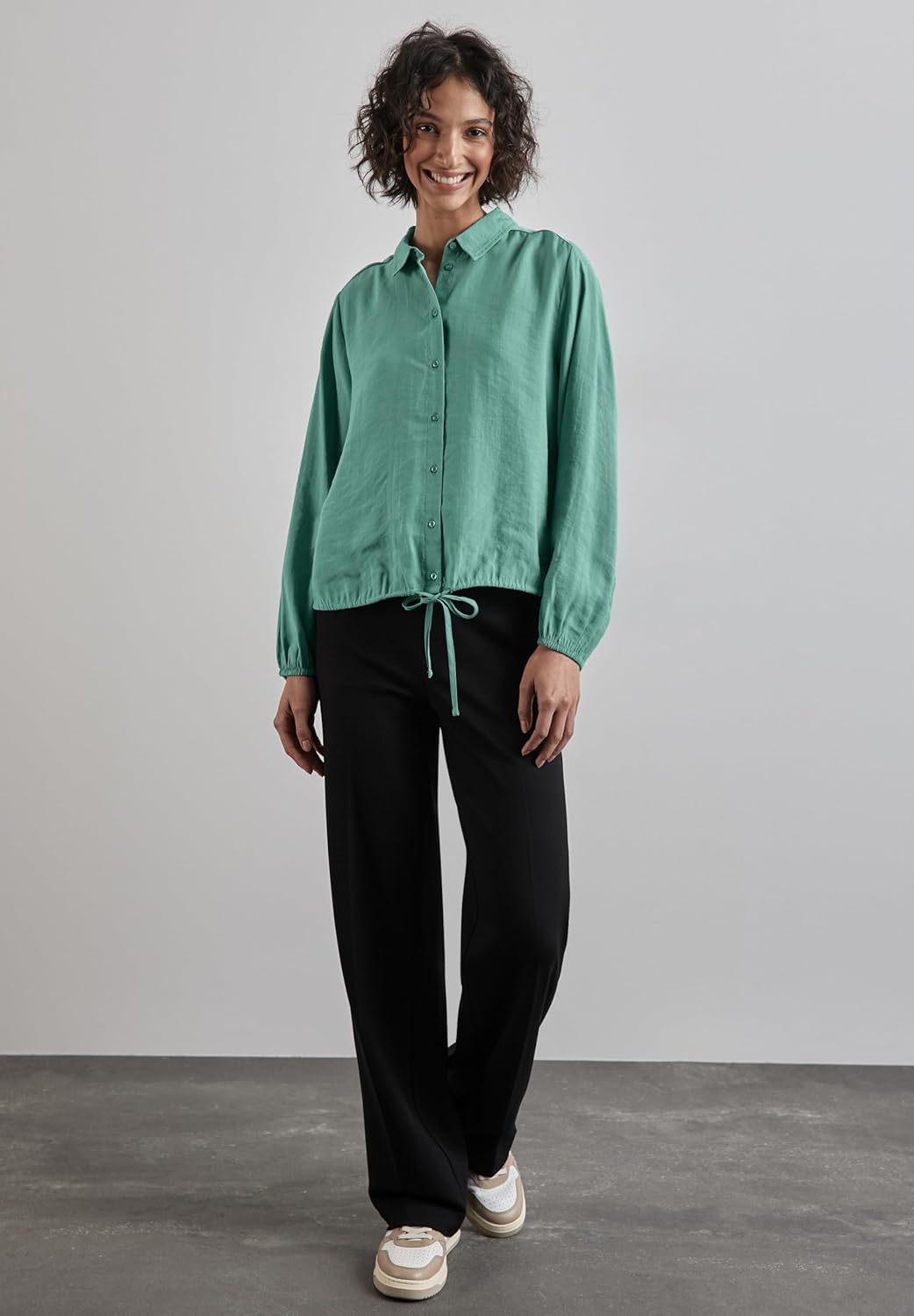 Street One Damen Hemdbluse 34 Sunlit Green, 34 Sunlit Green