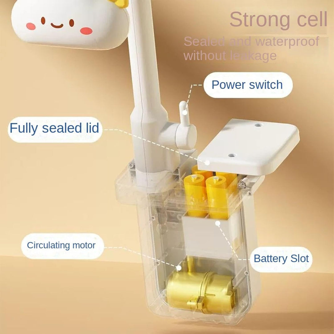 Generisch Showers Wasserspieltisch, Sand Wassertisch Für Kleinkinder, 4-in-1 Waschbecken Mit Fliesse