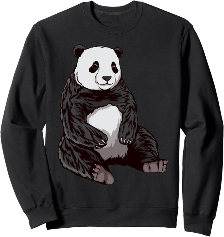 Pandabär Bild Zeichnung Design Panda Sweatshirt