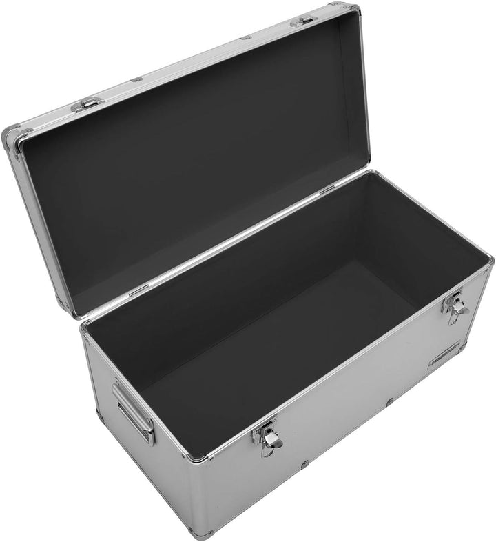 Aluminium-Rahmenkoffer Transport-Box, Koffer in Silber mit 54 Liter Volumen 054 Liter Silber, 054 Li