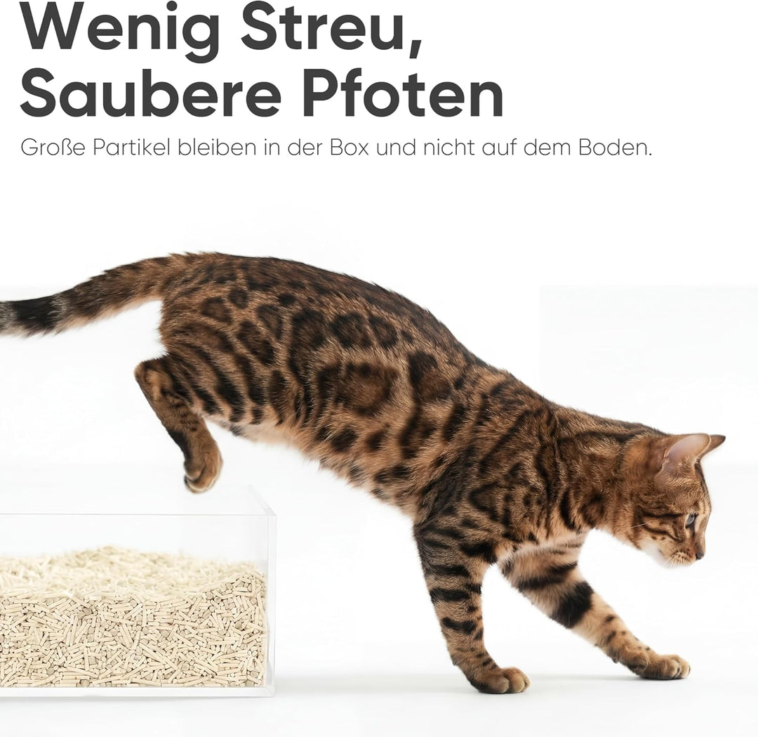 FUKUMARU Tofu Katzenstreu 10.8kg, Klumpstreu für Katzen, Gemischtes Maispellets, Staubfrei und Leich