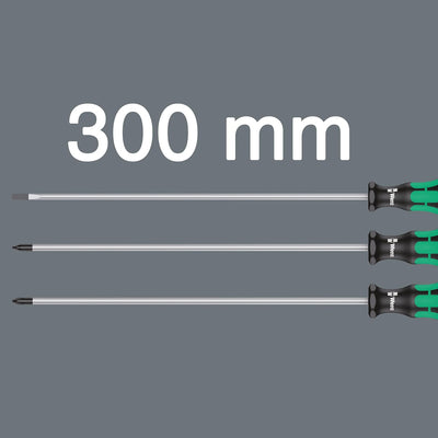 335/350/355/3 Schraubendrehersatz Kraftform Plus mit 300 mm langen Klingen, 1 Set