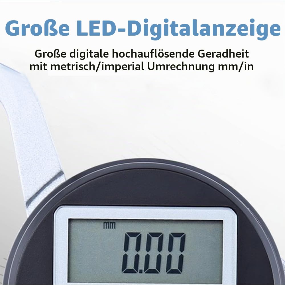 Digitales Dickenmessgerät, 200 mm/ 8 Zoll Digitaler Externer Messschieber Dickenmesser Elektronische