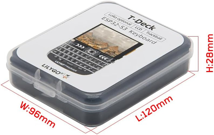 LILYGO T-Deck ESP32-S3 LoRa BLE WiFi TTGO Modul LoRaWAN Long Range Entwicklungsboard mit 2,8 Zoll LC