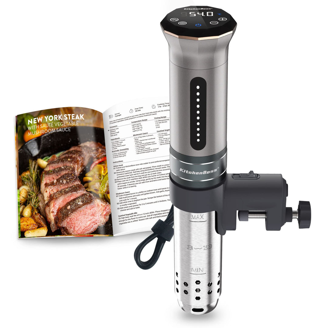 Sous Vide Roner für Küche mit niedriger Temperatur, Slow Cooker KitchenBoss Professioneller Thermokr