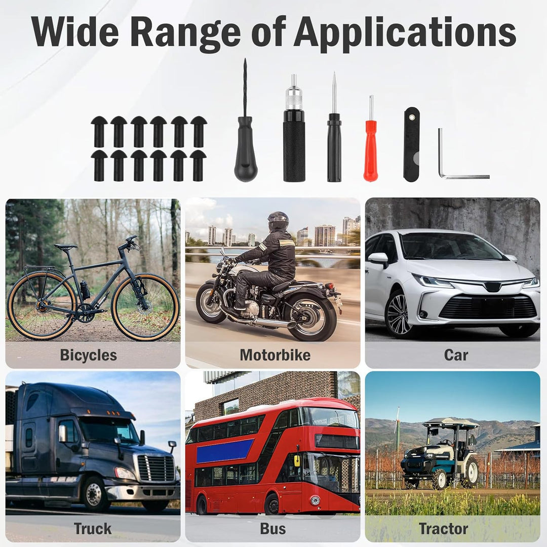 Riloer 7 Teile/satz Auto Motorrad Reifen Reparatursatz Tubeless Reifenpannen Reparatursatz für Motor