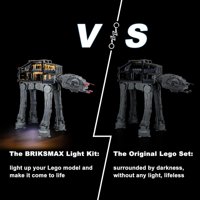 BRIKSMAX 75313 Led Licht für Lego at-at - Compatible with Lego Star Wars Bausteinen Modell - Ohne Le