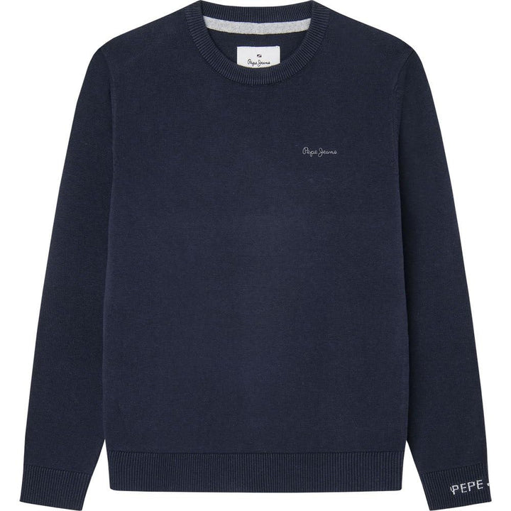 Pepe Jeans Jungen Tottenham Crew Pullover Sweater, Blue (Dulwich)