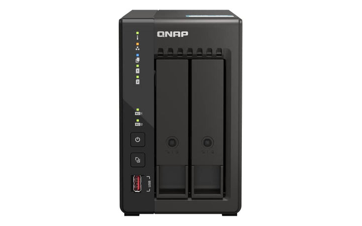 QNAP TS-253E 8G, 2 Bay NAS (Intel® Celeron® J6412 4-Core/4-Thread Prozessor, Turbo bis zu 2,6 GHz, D