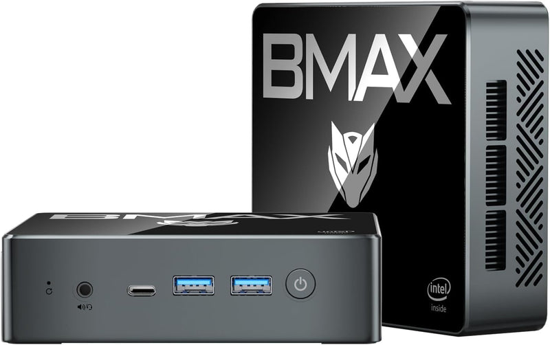 BAMX Mini Pc N100 (4C/4T, bis 3.4GHz) 16GB DDR4 RAM 512 GB SSD B4Plus Win-11 Pro Mini Desktop Comput