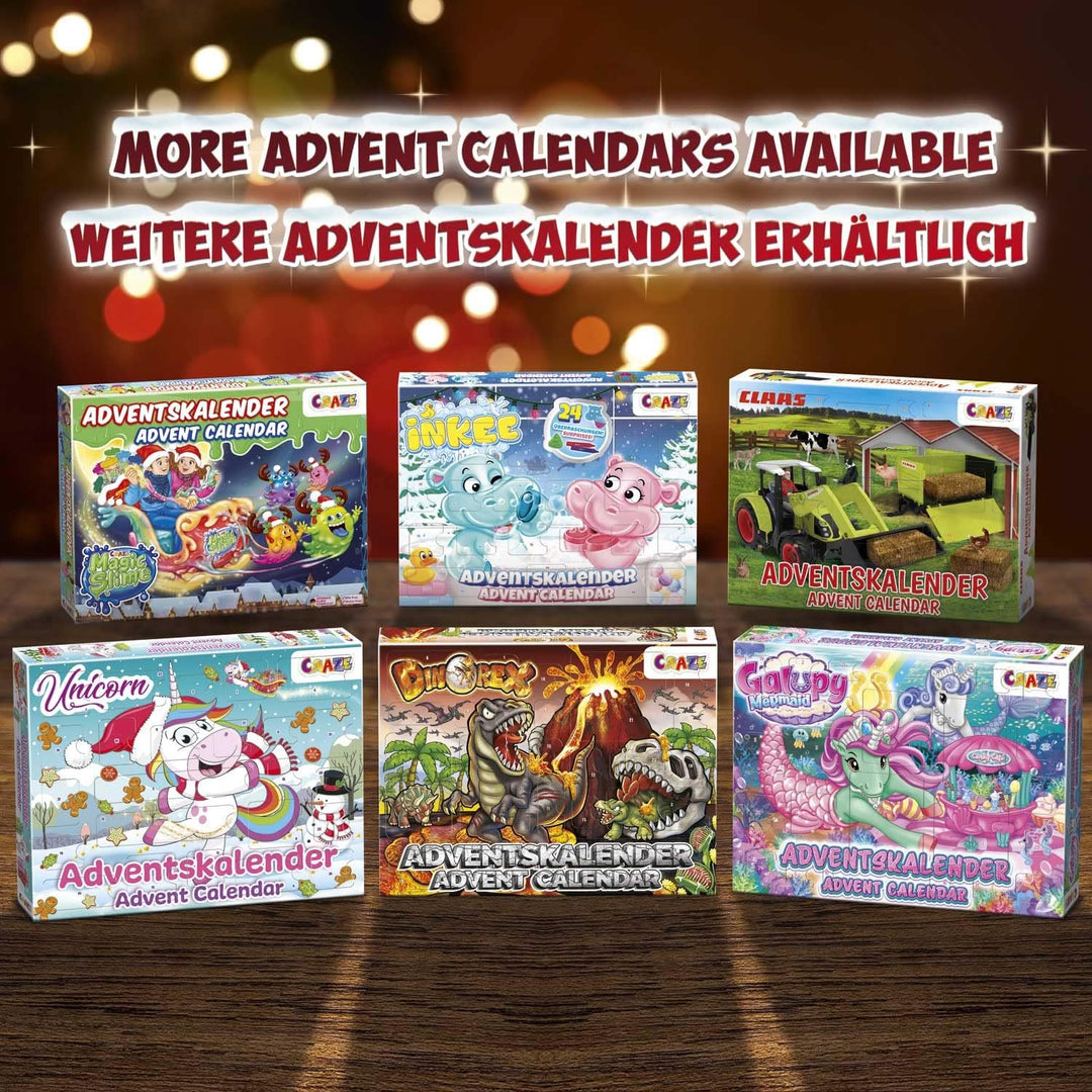 CRAZE Spielzeug Adventskalender Bibi &amp; Tina Weihnachtszirkus, Adventskalender Kinder mit 24 tollen P