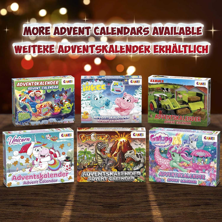 CRAZE Spielzeug Adventskalender Bibi &amp; Tina Weihnachtszirkus, Adventskalender Kinder mit 24 tollen P