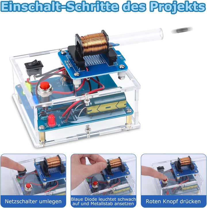 Schiessspiel Löt Bausatz, BANRIA DIY Elektromagnetischer Sender Lötprojekt Mint Bildungstechnisches