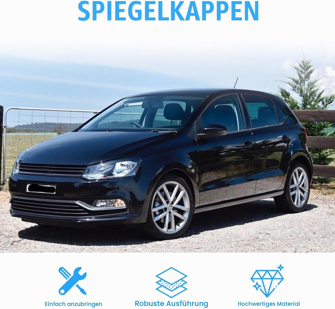 Auto Spiegelkappen, 1 Paar Auto Tür Aussenspiegelkappe Rückspiegelkappe Seitenspiegel Abdeckungen fü