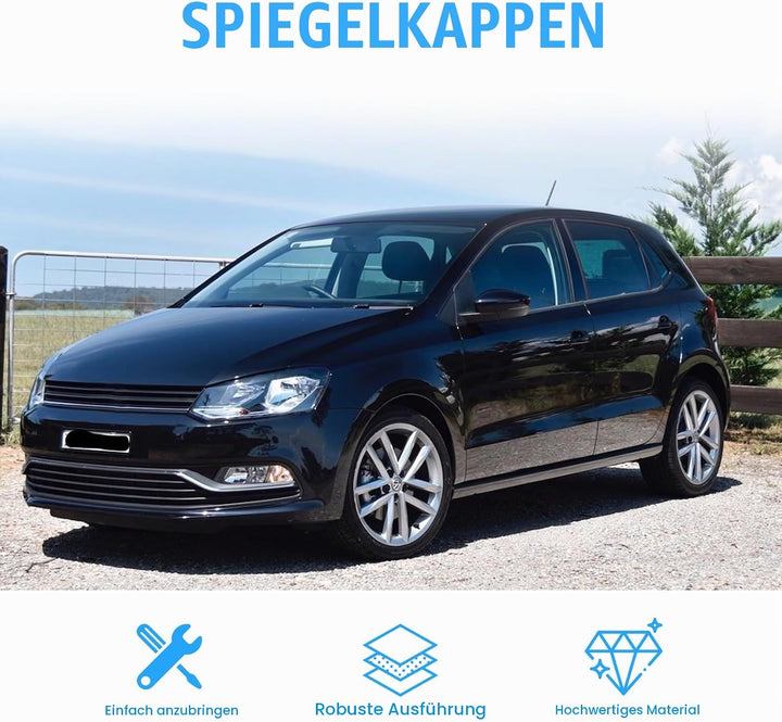 Auto Spiegelkappen, 1 Paar Auto Tür Aussenspiegelkappe Rückspiegelkappe Seitenspiegel Abdeckungen fü