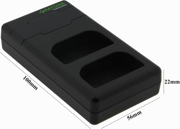 PATONA V1 Protect 2X Akku NP-W235 (2400mAh) inkl. NTC-Sensor und V1 Gehäuse - mit PD Performance USB