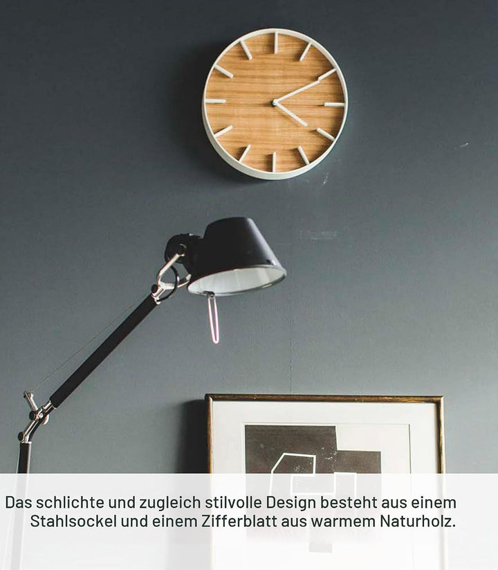 Wall clock - Rin - beige Weiss Single, Weiss Single