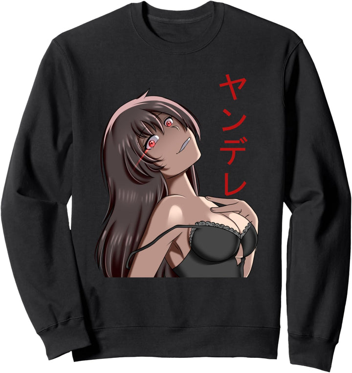 Perfekte japanische animes manga japanese cool yandere girl Sweatshirt