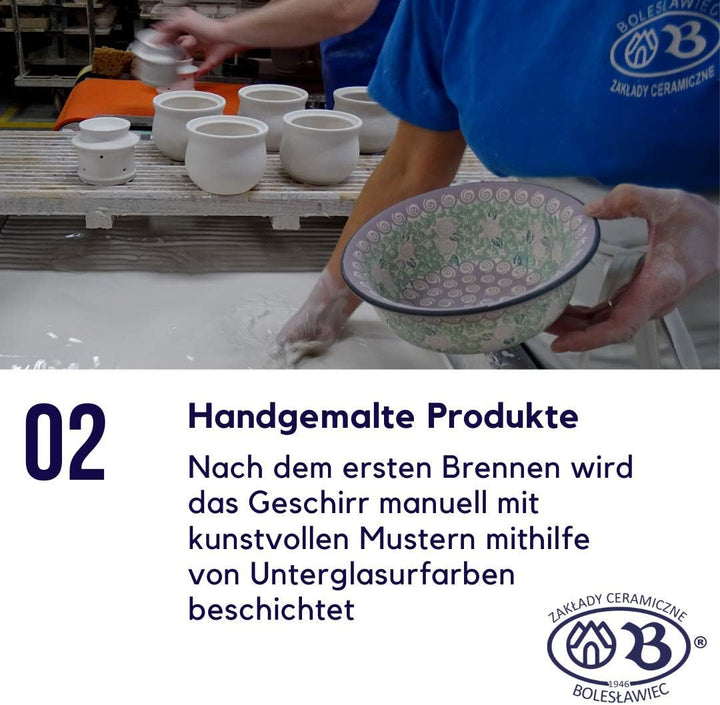 Original Bunzlauer Keramik Suppentasse 900908/D-42/1 - ZC boleslawiec
