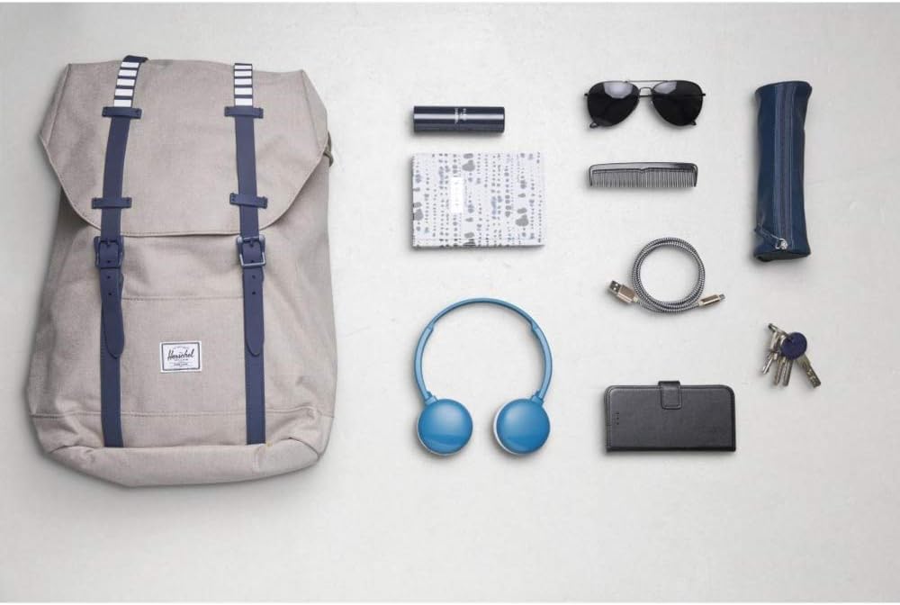 JVC HA-S20BT-A-E Bluetooth On-Ear Kopfhörer mit 3-Tasten-Bedienung Schwarz blau, blau