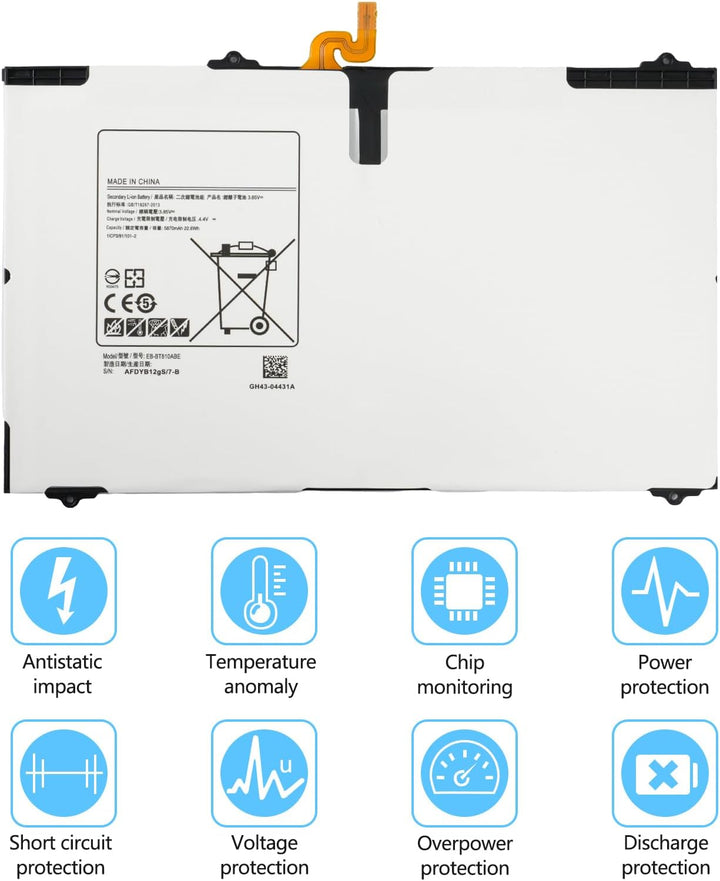 EB-BT810ABE EB-BT810ABA Tablet-Akku für Samsung Galaxy Tab S2 9,7 Zoll SM-T810 SM-T815 SM-T817 T810N